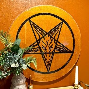 Hand painted Wooden sigil